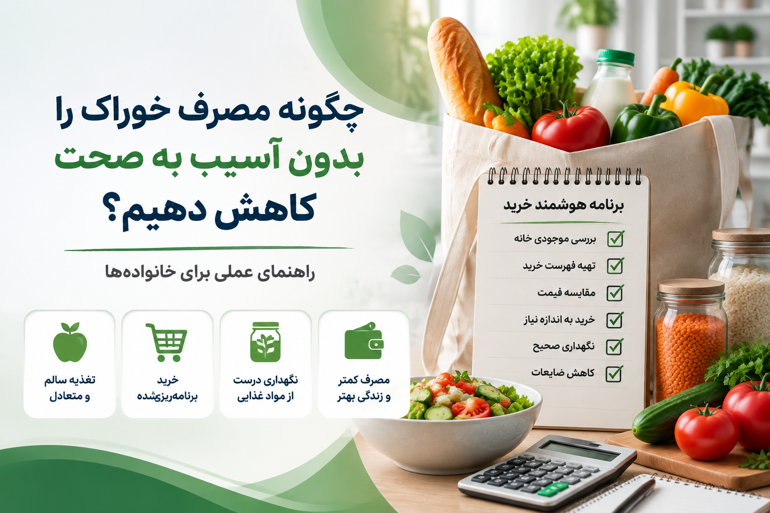 چگونه مصرف خوراک را بدون آسیب به صحت کاهش دهیم؟