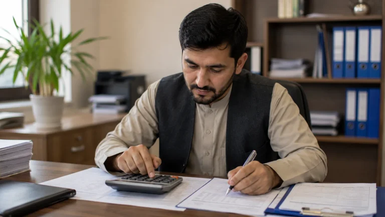 محاسبه مجموع بازپرداخت و مصرف واقعی قرض پیش از امضای قرارداد در افغانستان